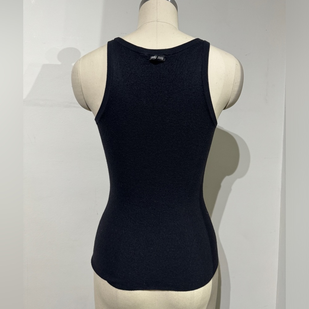 Miu Miu Wool Tank Top Size Xs - image 7